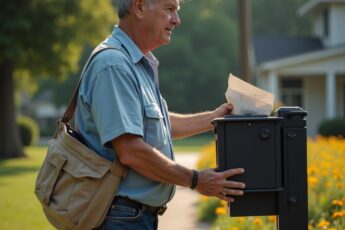 For three days the mail piled up in the box at 214 Sycamore. The mailman was the only one who noticed.