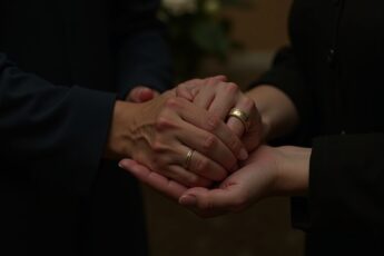 At my husband's funeral, a stranger walked up wearing a wedding band engraved exactly like mine. Then she told me who she was.