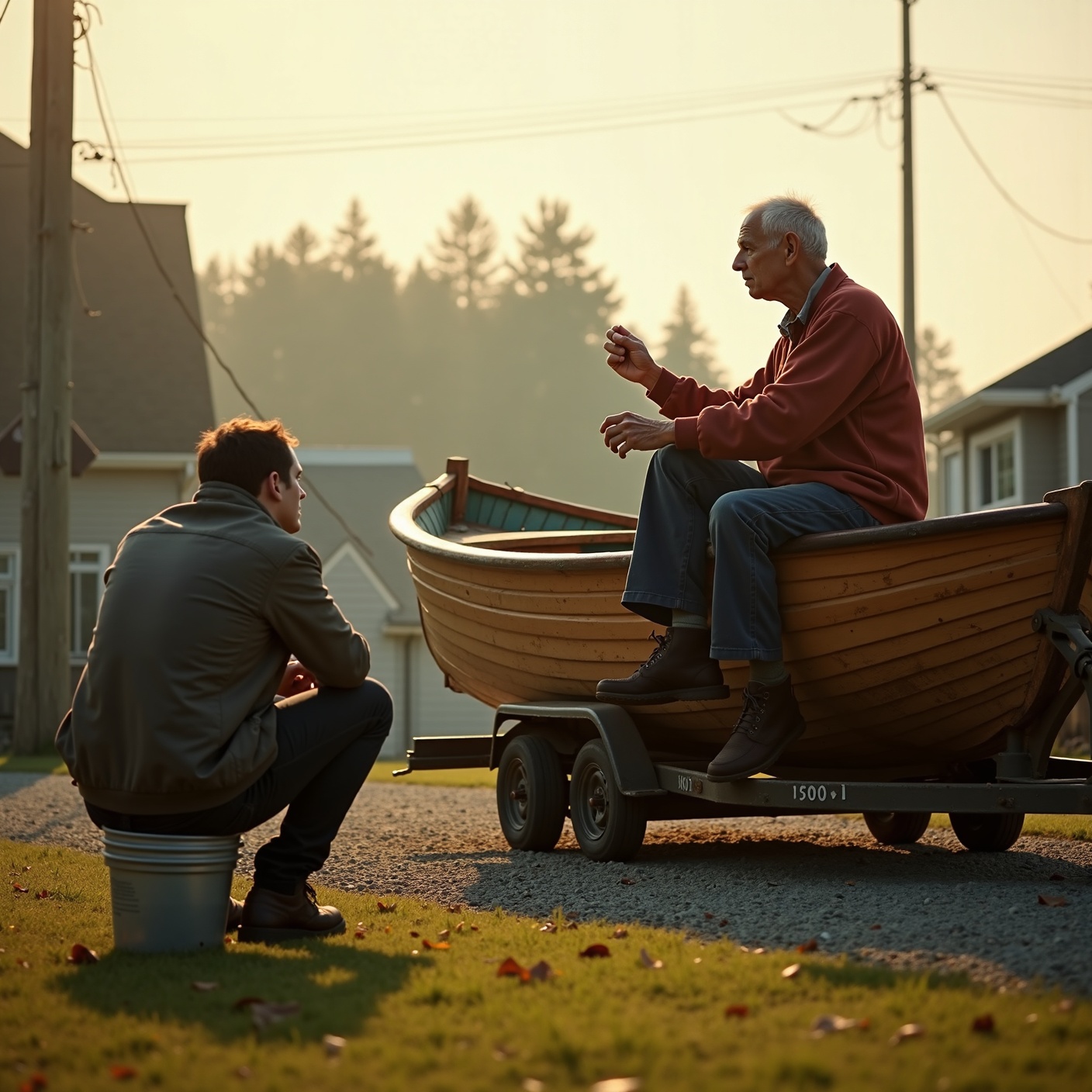 He drove two hours to haggle a dying man down on his old boat. He never said a word about the price.