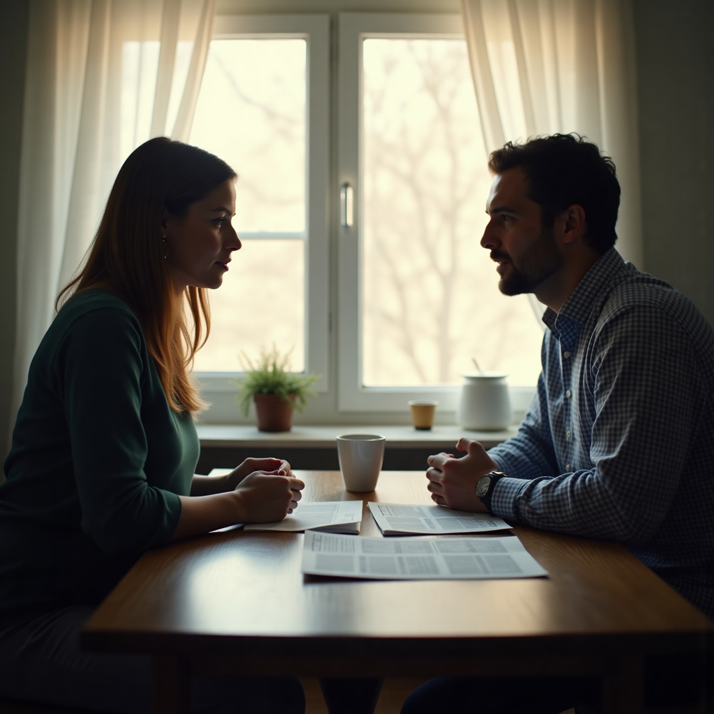 Her husband froze all her cards a month before the baby was due — "let me worry about the money." Then she opened the banking app