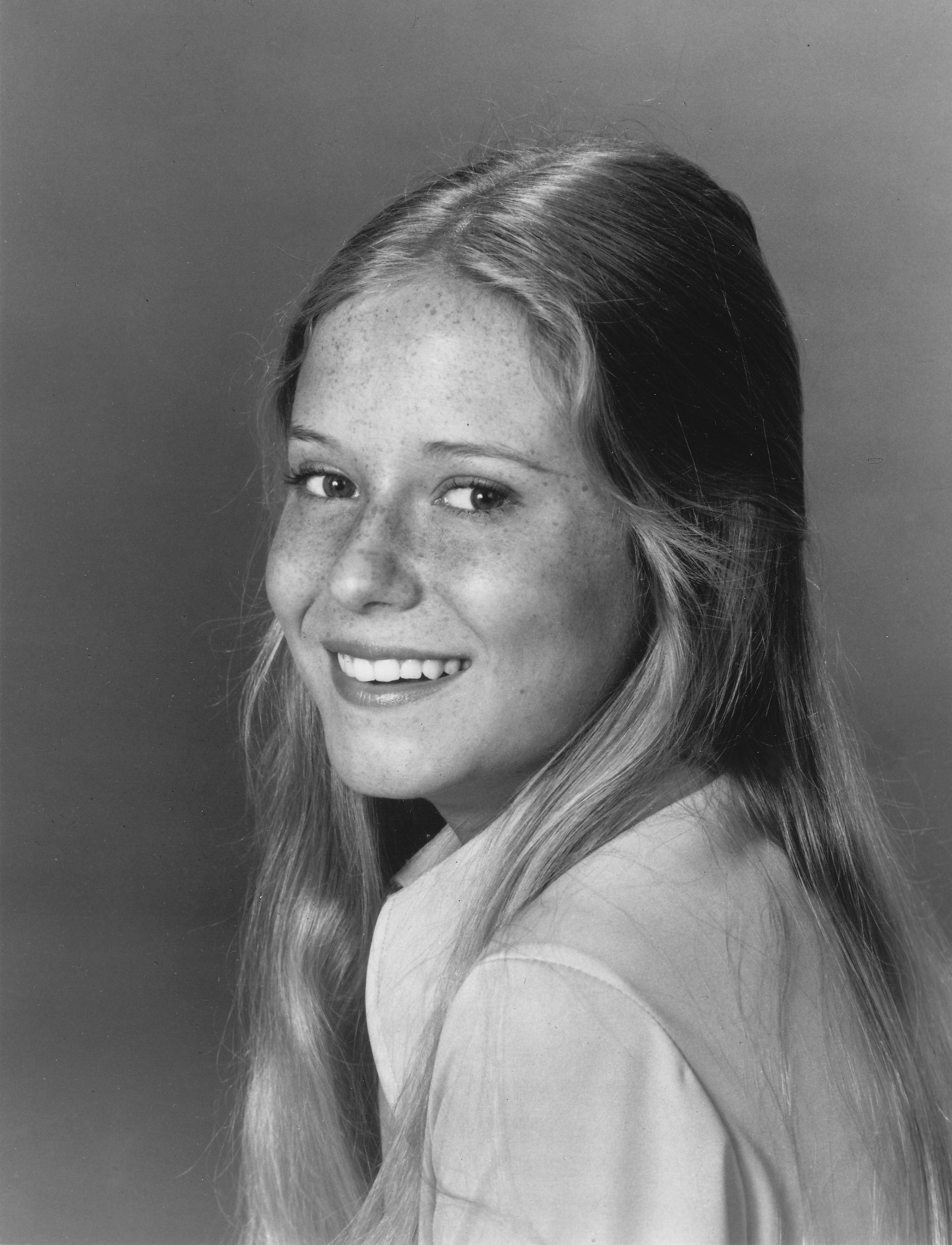 For fifty years three words followed Eve Plumb everywhere: "Marcia, Marcia, Marcia!" At 68, she finally answered them herself