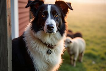 She showed up half-starved with a broken hip three years ago. Then the creek rose, and she went in after the flock.
