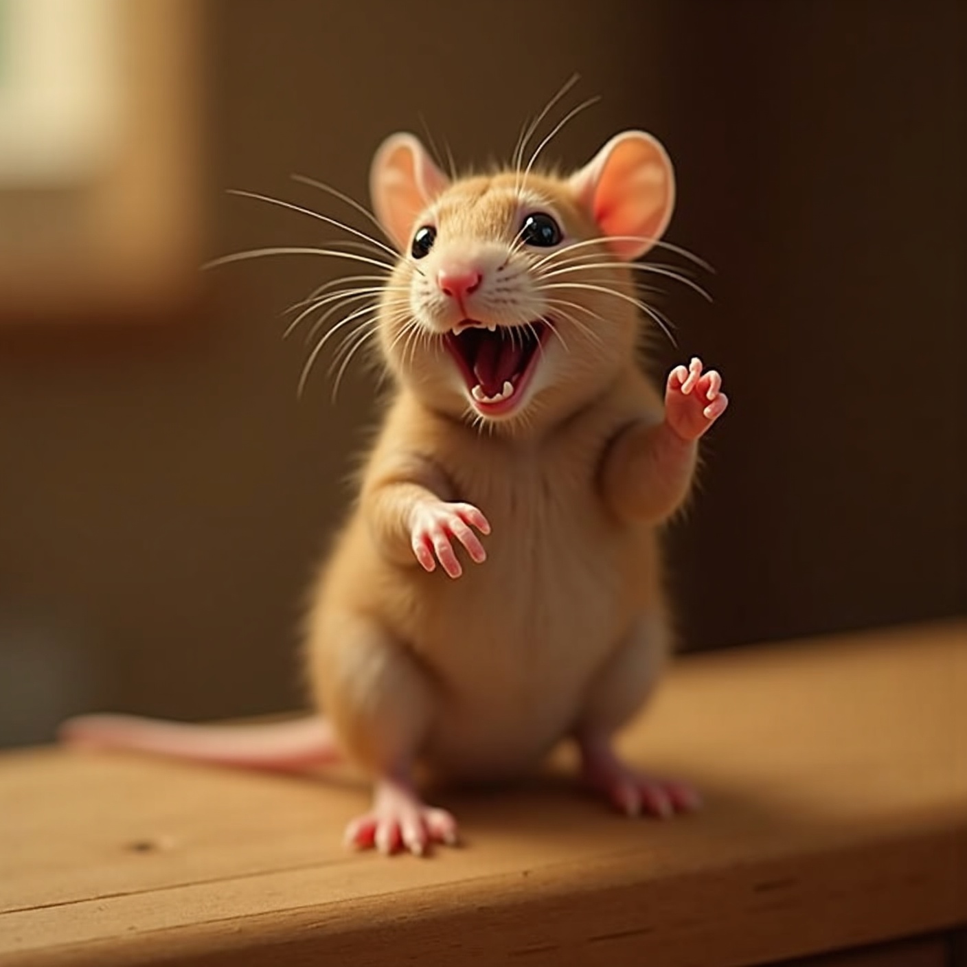 Tickle a rat and it laughs. You just can't hear it, because the giggle comes out at a pitch that sails right over human ears.