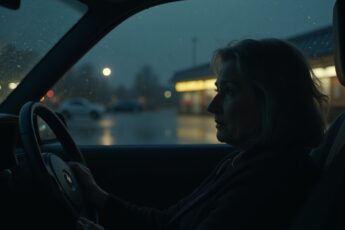 After her husband walked out, she sat frozen in the grocery lot, unable to shop for one. Then a stranger tapped on her window