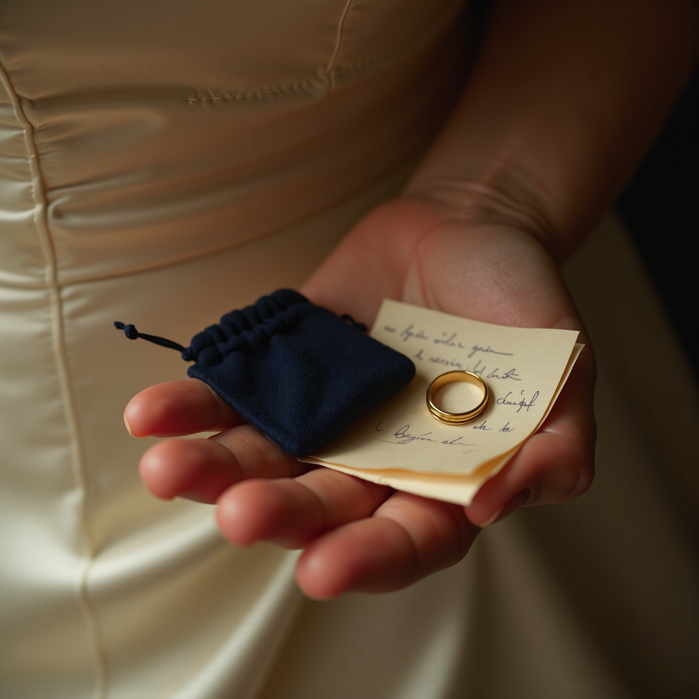 The whole storage unit cost me $150, sight unseen. Inside was a wedding dress from 1964 — and something sewn into the hem that had been waiting thirty years.