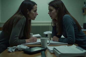 She told the she had a sister she'd never met. The girl who'd sat beside her all semester went white.