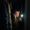 A 7-year-old hid in his closet and whispered into the phone: "He's coming upstairs." Then the line went dead