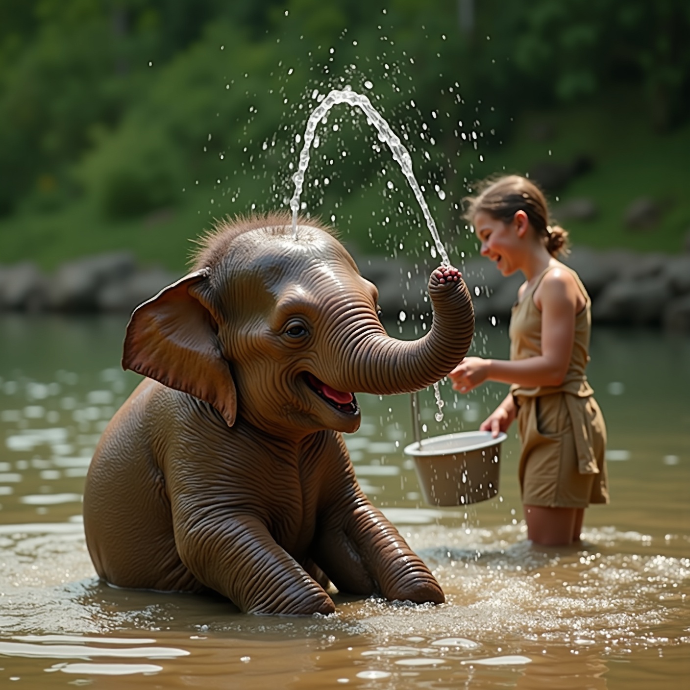 They locked the gate on a roadside zoo and told the little elephant she was "perfectly fine" — then a stranger's car pulled up at the fence.