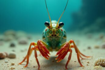 This shrimp swings so fast that the water in front of its fist turns to vapor. Then the vapor explodes.