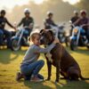 A boy mocked the fatherless girl who had no pet for Pet Day. The next morning, twenty tattooed bikers thundered into the schoolyard with a scarred rescue dog