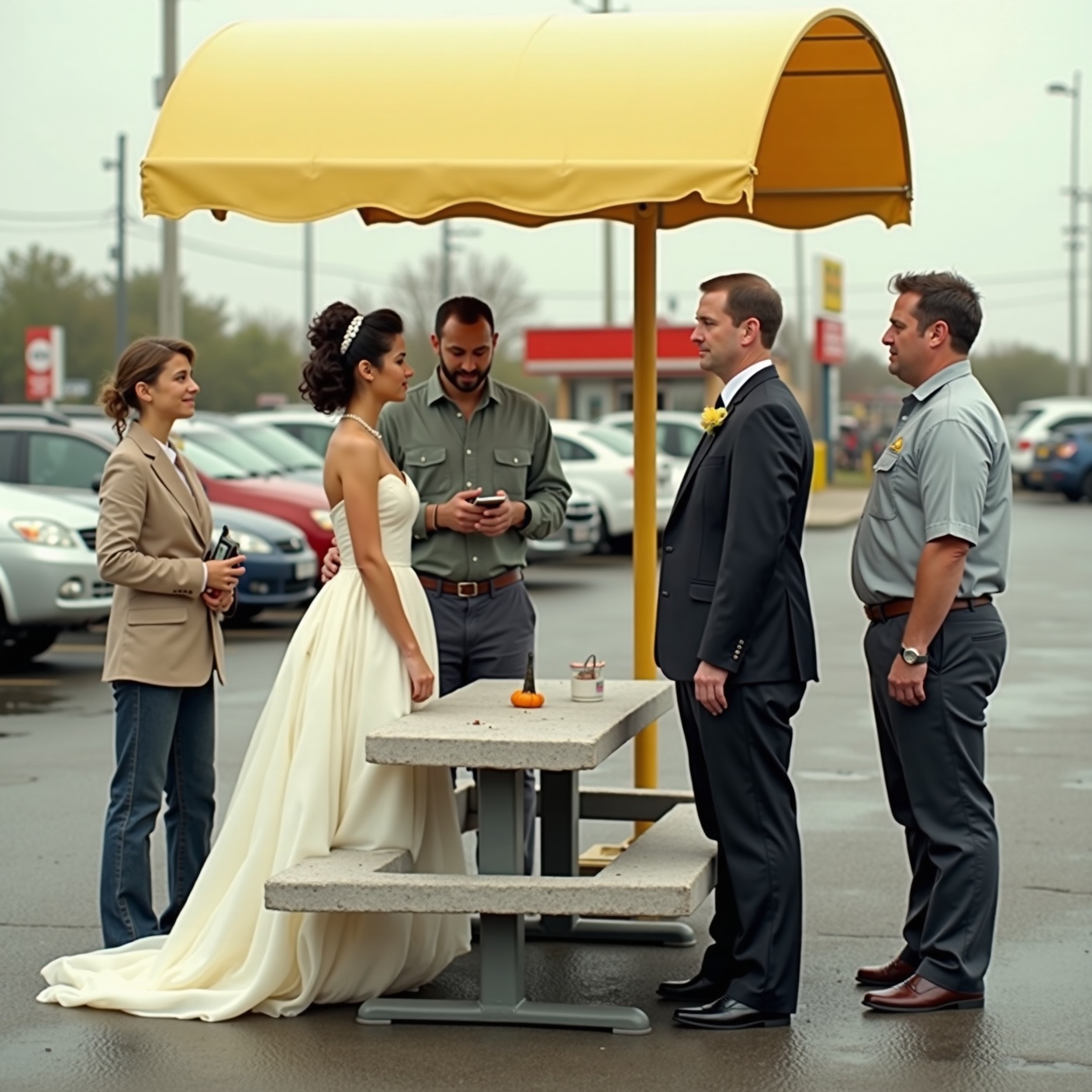 A hundred and nine guests waited an hour for an officiant who never came. So the bride walked out of her own wedding.