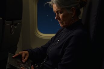 They mocked the woman in seat 22C for her worn cardigan — until two fighter jets pulled up to the windows and the pilot said her name