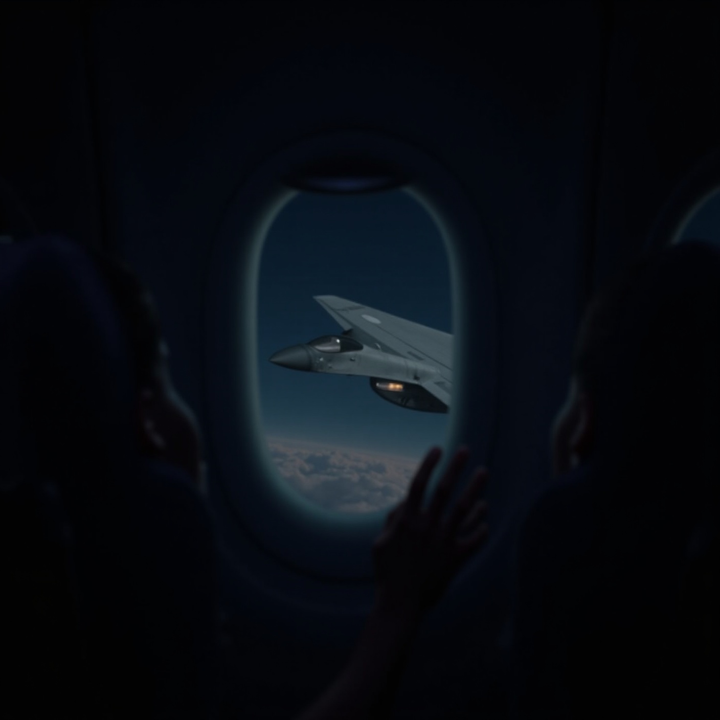 They mocked the woman in seat 22C for her worn cardigan — until two fighter jets pulled up to the windows and the pilot said her name