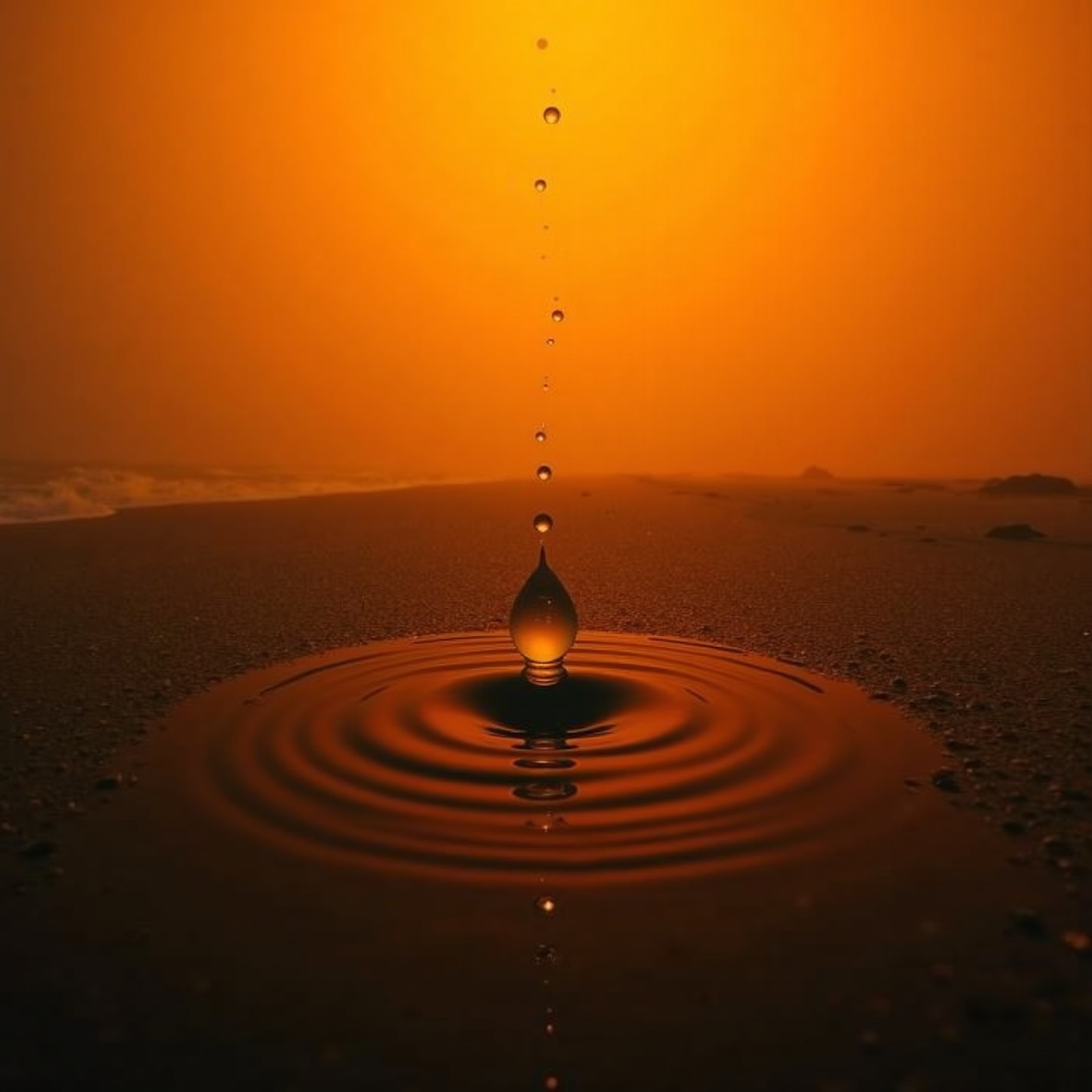 There's one other world with rain, rivers and seas. Stand on that beach and the sand is soot, the cliffs are frozen water, and the sea is fuel.
