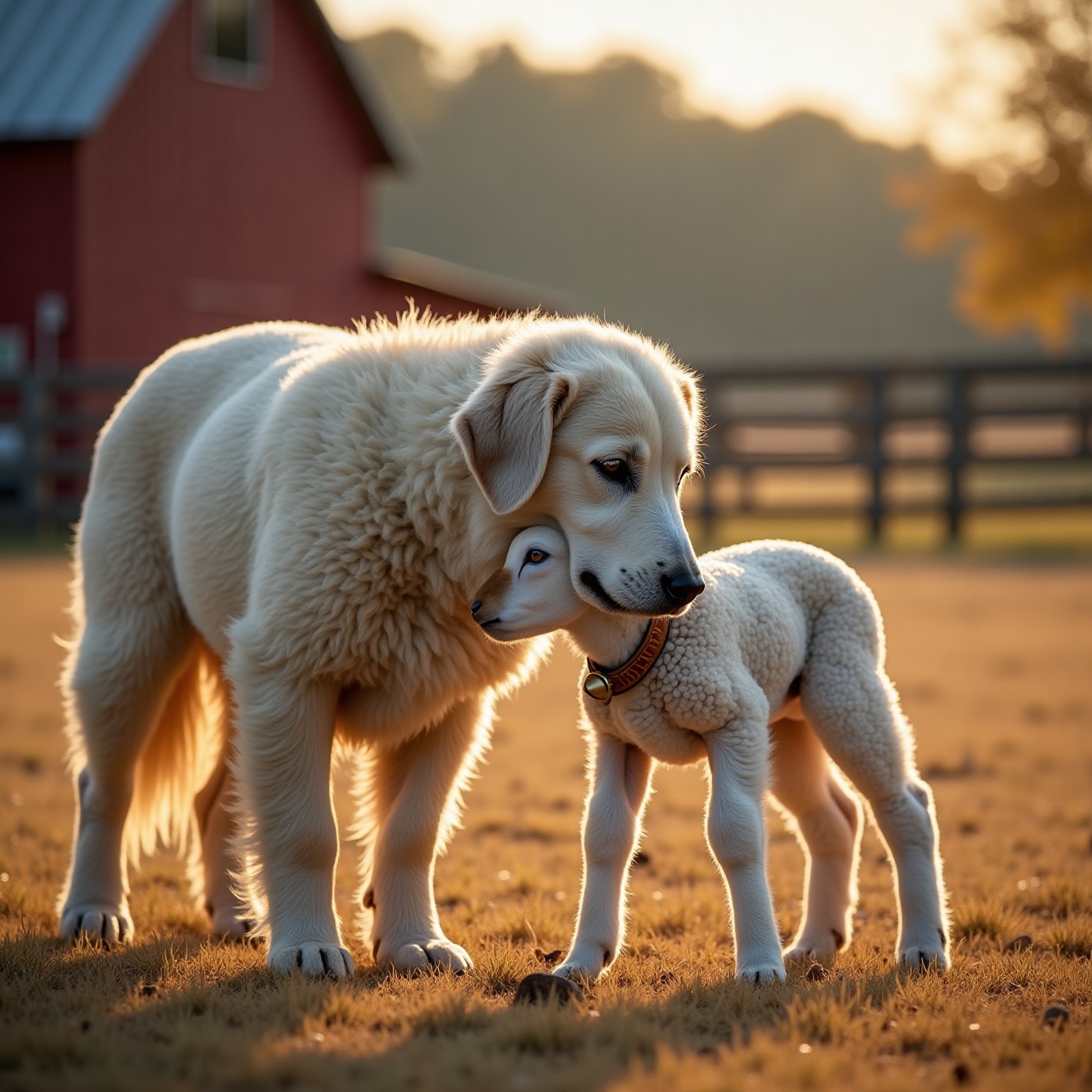 We adopted the blind sheepdog nobody wanted. Weeks later, she started raising a lamb who wasn't hers.